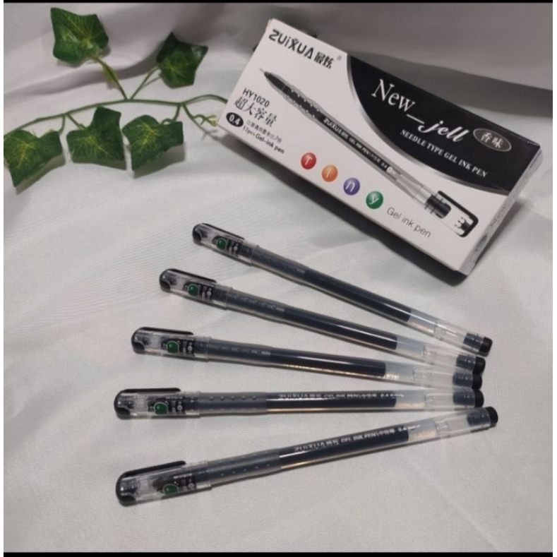 

(1 pcs) Pulpen gel apel || pena gel jell || bulpoin apel gel