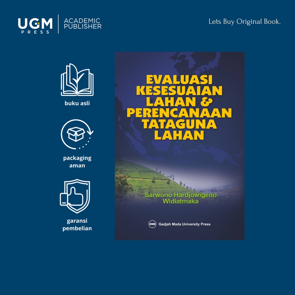 UGM Press Buku Original Evaluasi Kesesuaian Lahan dan Perencanaan Tataguna Lahan