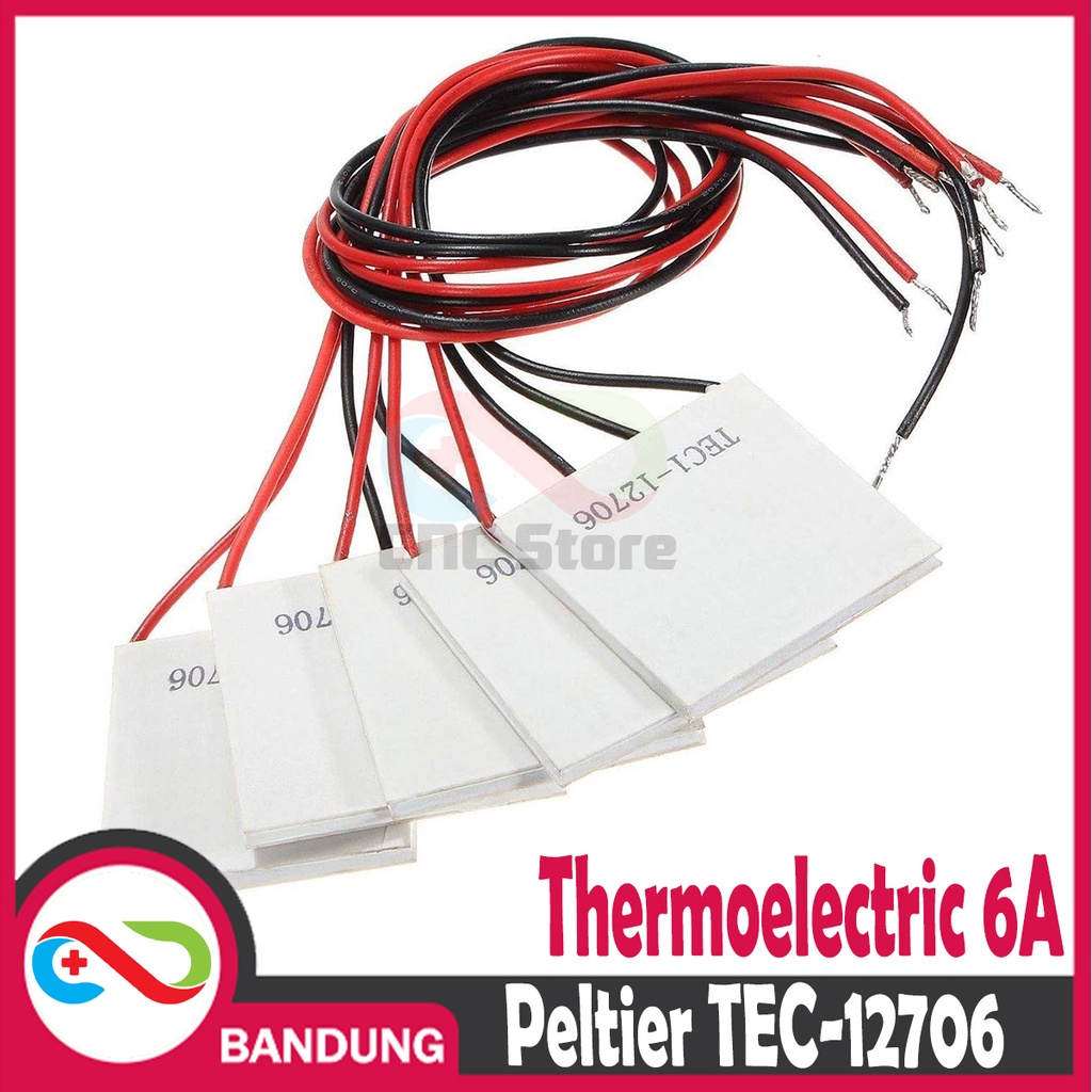 PELTIER TEC-12706 TEC1 12706 THERMOELECTRIC DC 12V 6A