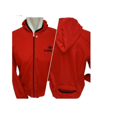 jaket parasut shimano jaket olahraga bersepeda joging lari gym mancing