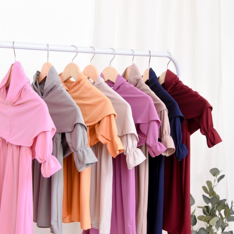 Gamis bayi perempuan newborn baru lahir 0 6 bulan 1 2 tahun | gamis anak perempuan | gamis bayi syari | baju anak perempuan