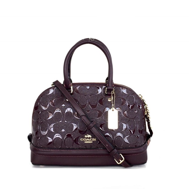 Sierra Signature Debossed Patent / Handbag Coach Sierra