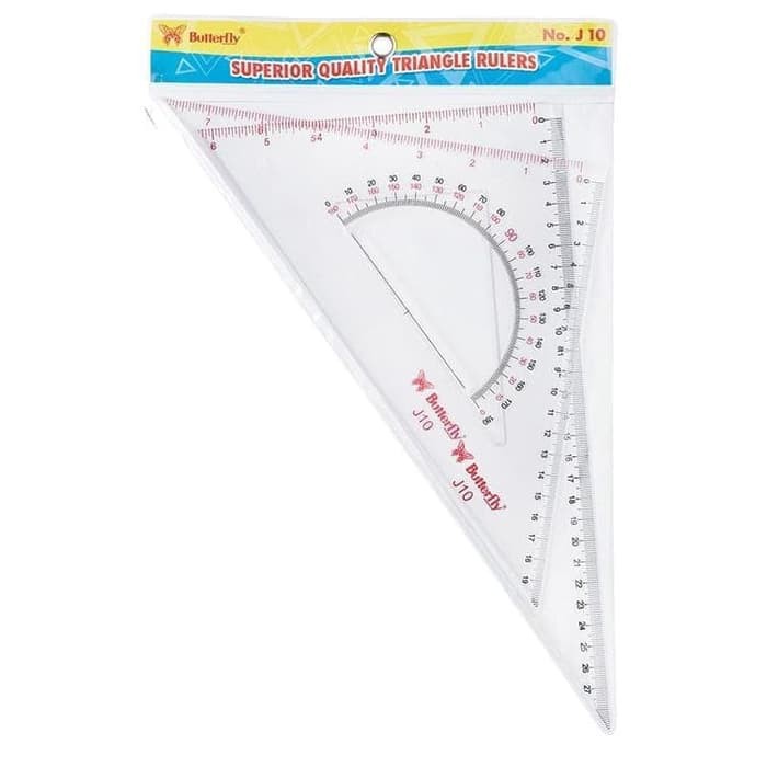 

Penggaris Segitiga Butterfly No.10