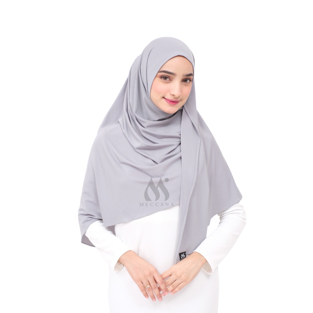 Marwa Instan - Pashmina Instan Jersey-Light Grey