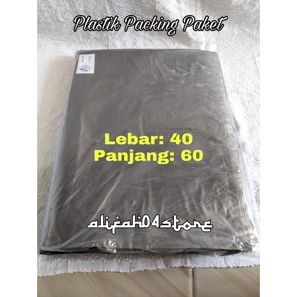 PLASTIK HD/PLASTIK PACKING PAKET SILVER 40 X 60