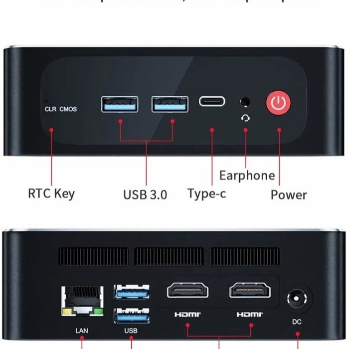 MINI PC BEELINK SER3 3750H AMD RYZEN 7 RAM 16/500GB Win 11 Pro