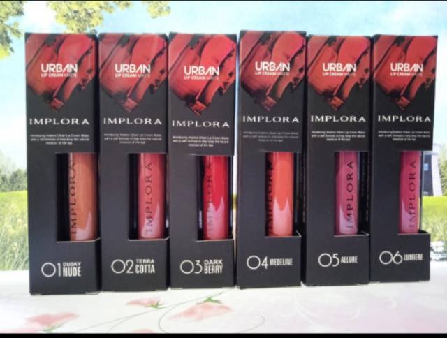 IMPLORA Urban Lip Cream Matte Original BPOM/Lip Cream