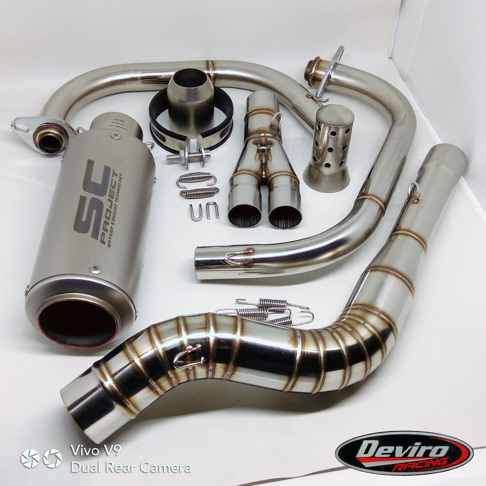 Knalpot SC-Project CR-T Import Full System CBR250RR Ninja bac 77