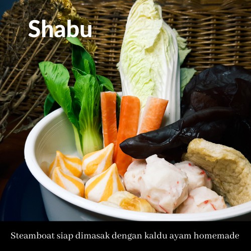 

Paket Hemat Lengkap Shabu / Steamboat / Frozen Seafood / Bakso untuk 2-3 Orang
