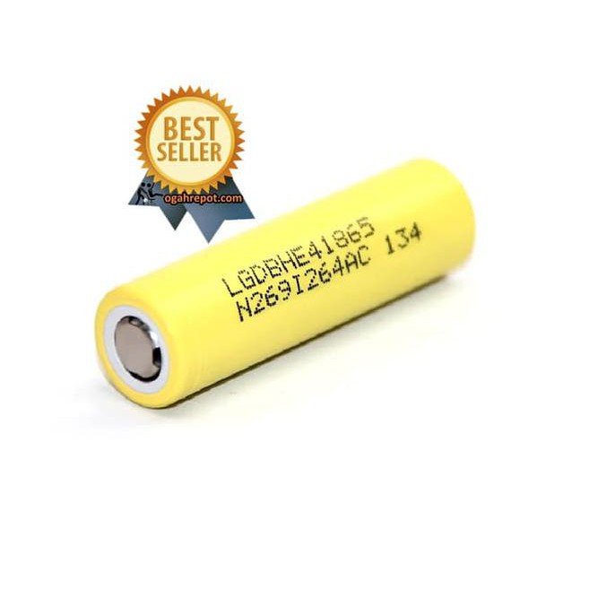 LG HE4 18650 Li-ion Battery 2500mAh 3.7V with Flat Top