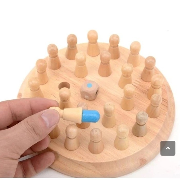 Mainan Edukasi Memory Chess GAME Permainan Catur Memori Daya Ingat Board Game Wooden Memory Chess
