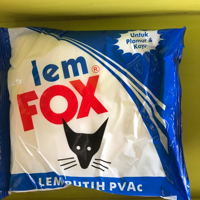 

Lem Fox Refill Bungkusan Biru 350gr - Lem Kayu dan Bahan Slime