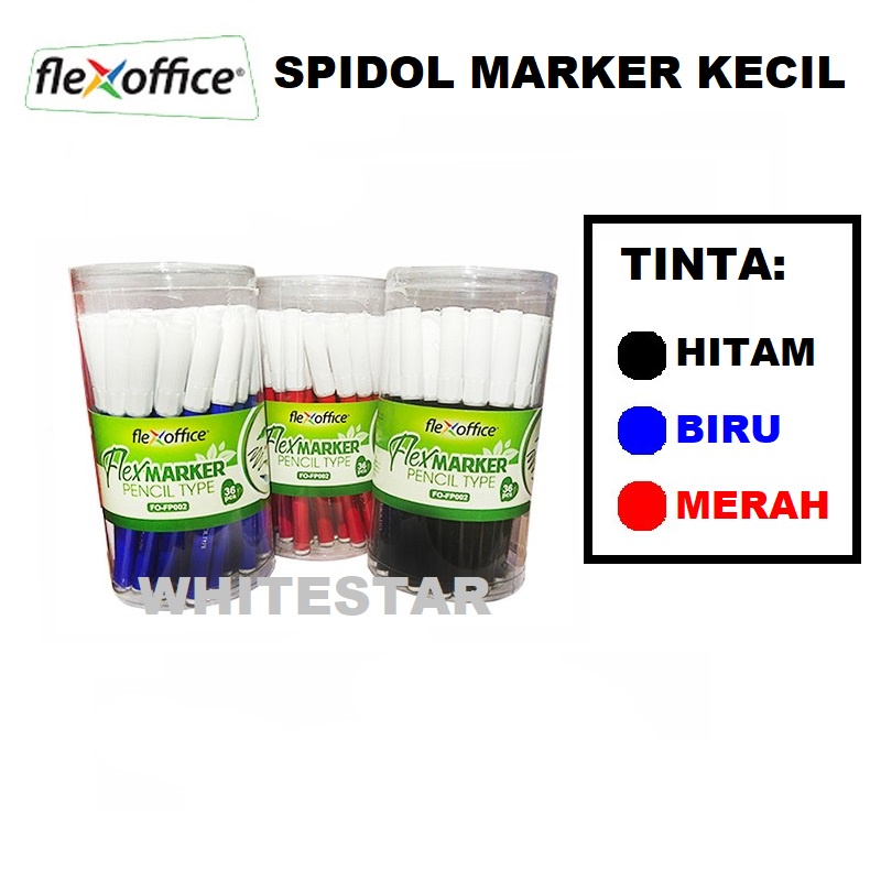

spidol marker kecil flexoffice flexmarker