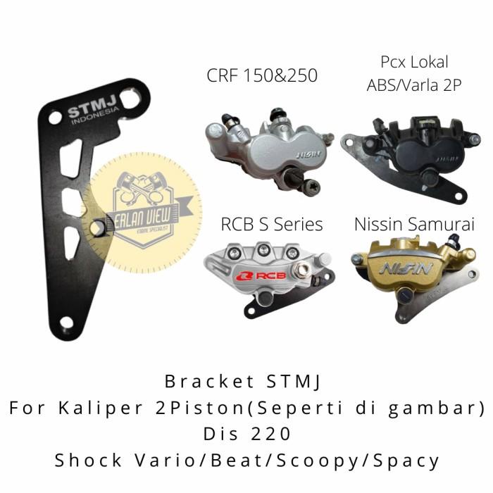 Braket Bracket Breket Cakram Kaliper Stmj 220Mm