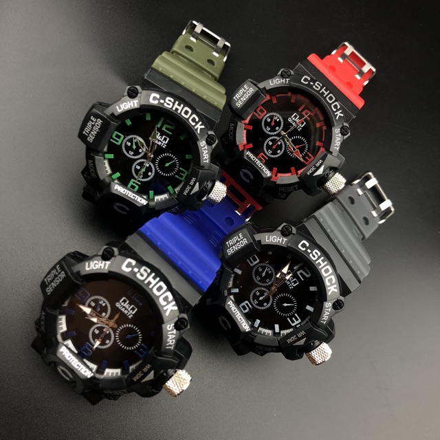 ［Ready Stock］Jam tangan sport jarum Anti AIR C-SHOCK  S1066