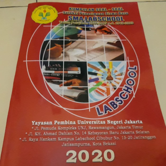 

❤BISA COD❤ Kumpulan Soal Masuk SMA Labschool 2020