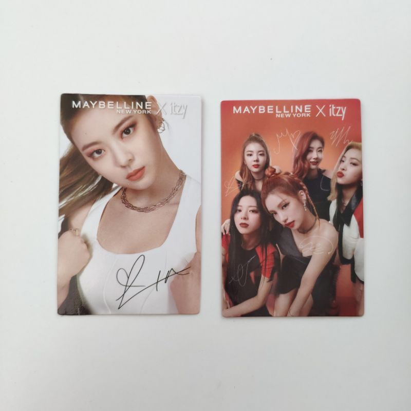 [READY] ITZY MAYBELLINE PHOTOCARD PRESS PLAY LIA ITZY