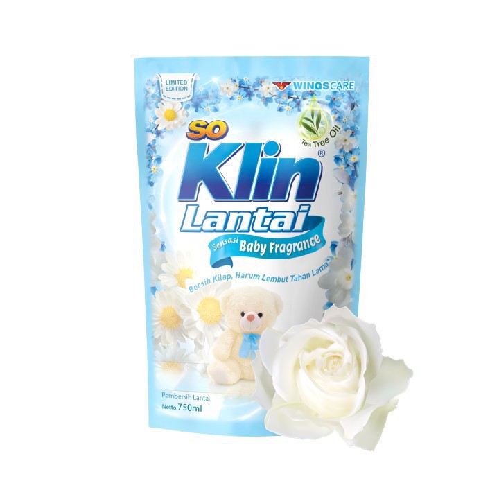 So Klin Lantai Pouch 750ml Sensasi Baby Fragrance