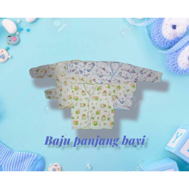 1 lusin  baju panjang bayi