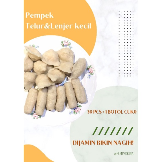 

PEMPEK PALEMBANG ASLI (TELUR&LENJERKECIL)