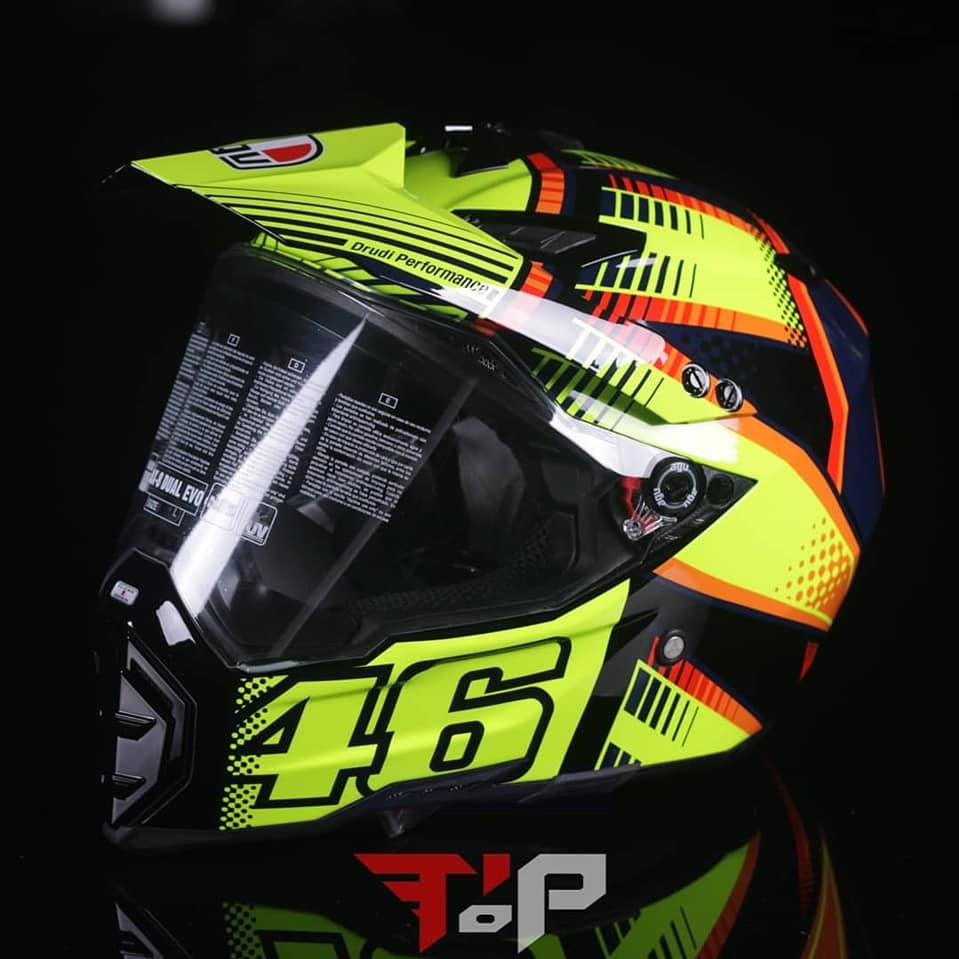 AGV AX 8 DUAL EVO ROSSI SOLELUNA 2015