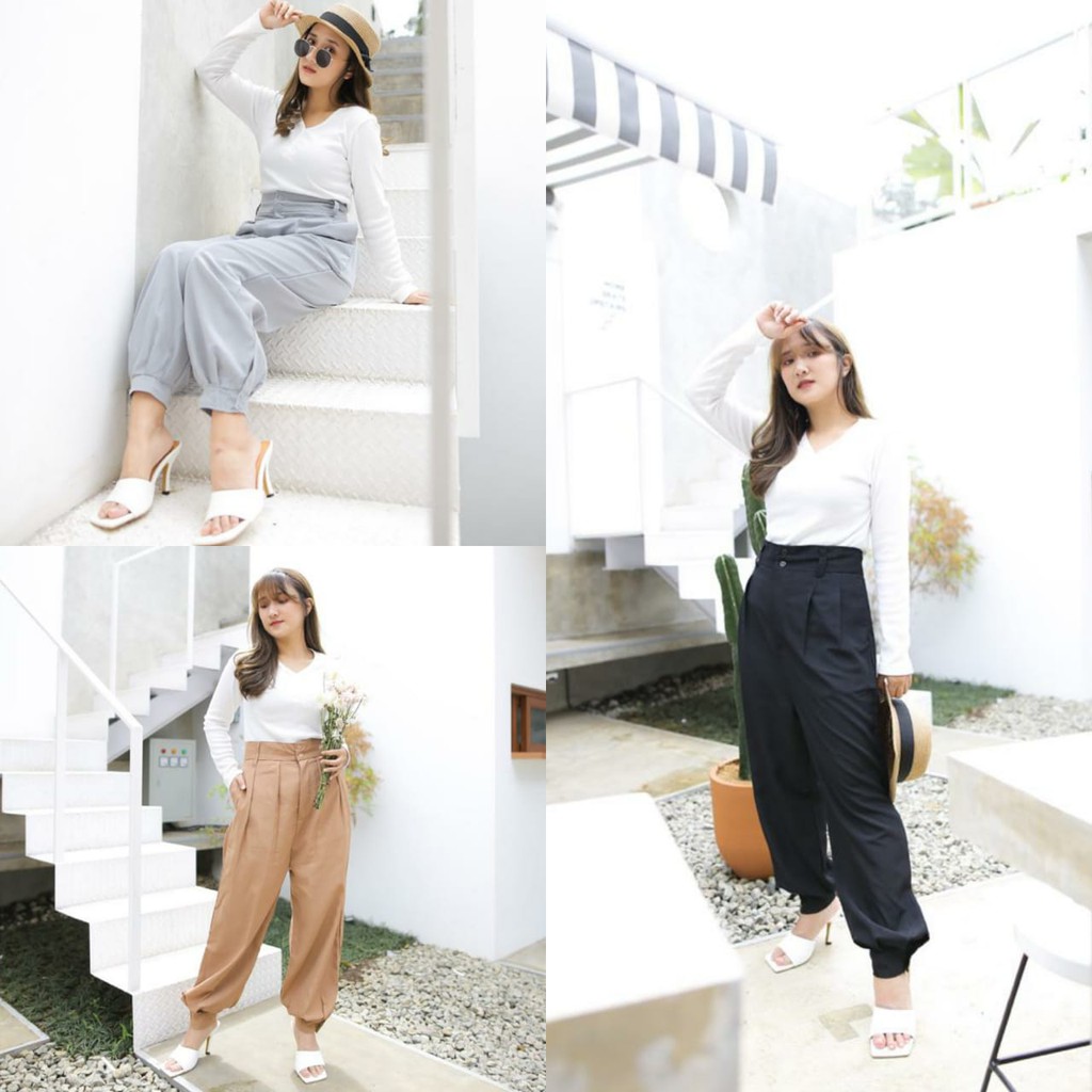 Bisa COD MAYA PANTS – Celana murah Celana wanita Celana bahan Fashion wanita terbaru