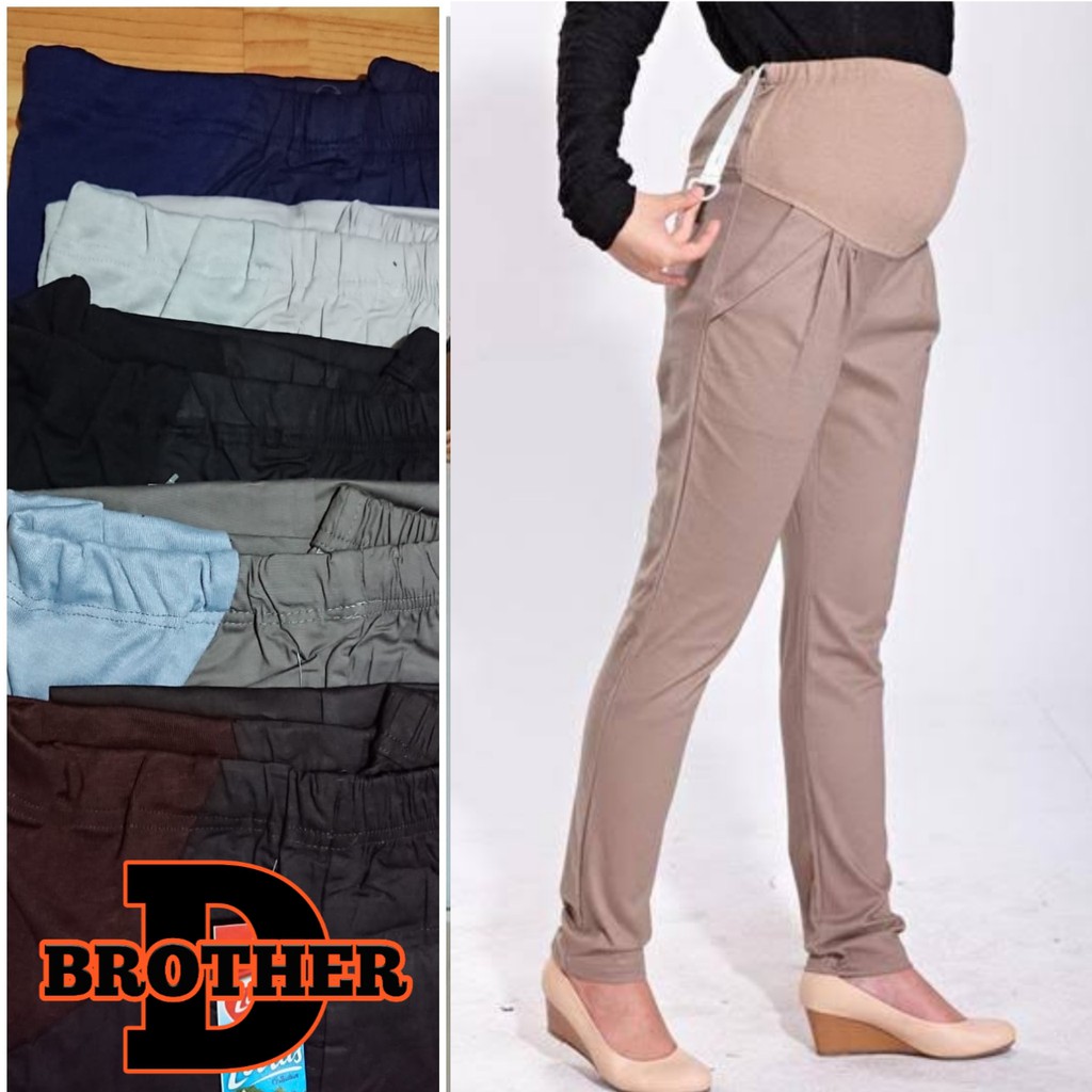 CELANA HAMIL KATUN STREETCH MATERNA PANTS ASEA ORIGINAL MURAH