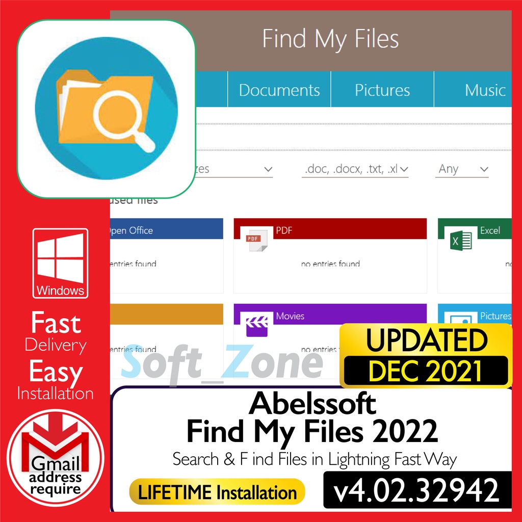 

Ablssft Fnd My Fls 2022 v4.02.32942 - Srch & Fnd Fls n Lghtnng Fst Wy [WINDOWS x64] - Dgtl Dwnld