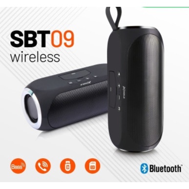 Speaker Inbox SBT09 I SBT-09 - Wireless Bluetooth USB TF-AUX Speaker
