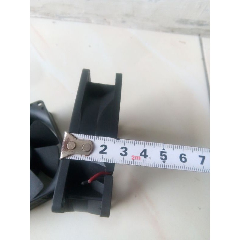 kipas dc 12v 8x8cm kotak