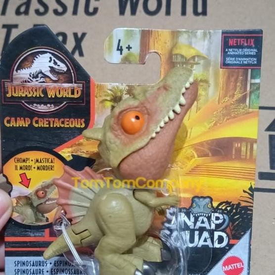 BEST SELLER SNAP SQUAD SPINOSAURUS WAVE 9 TERBARU JURASSIC WOLRD HAPPY SHOPING