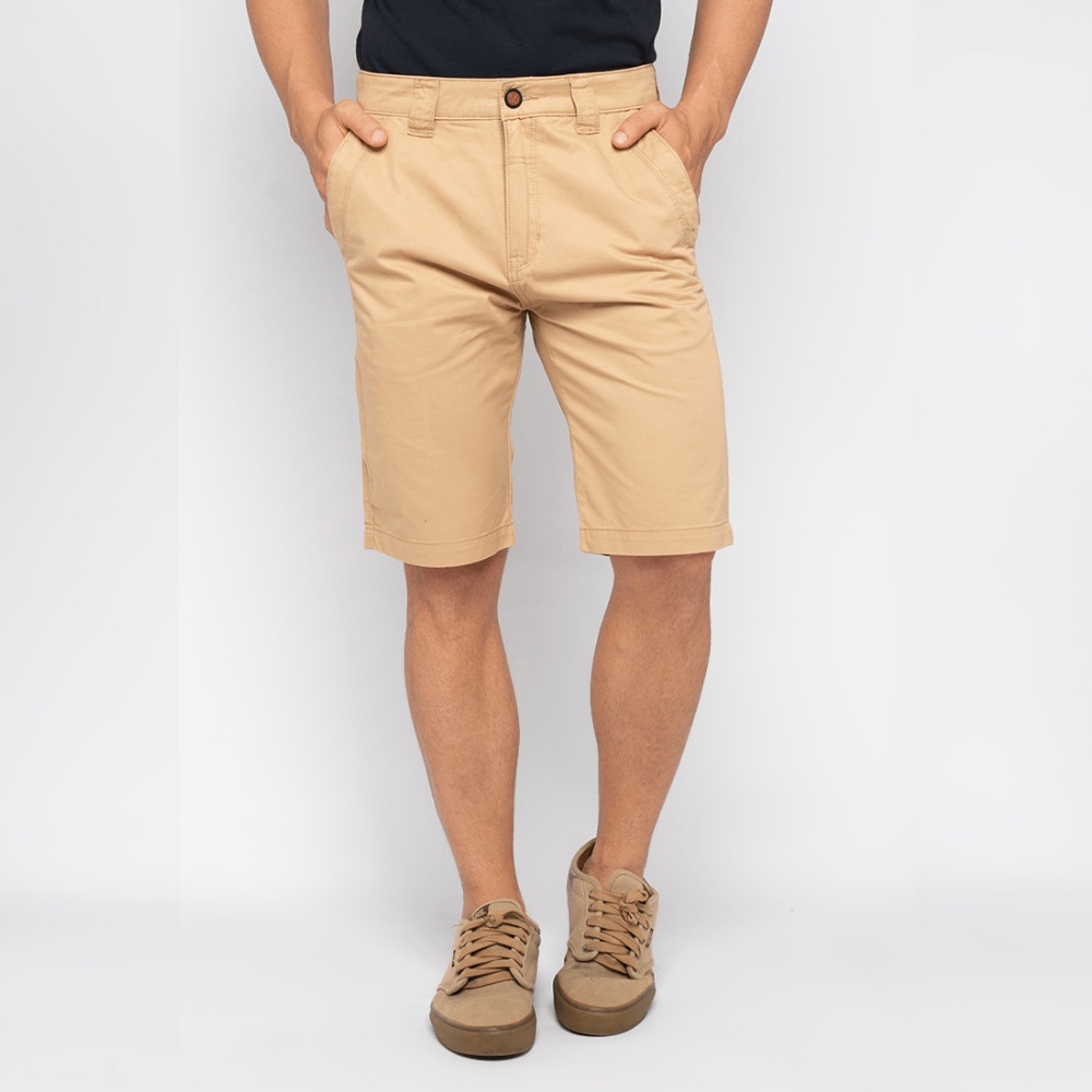 M.Gee Celana Pendek Chino Pria Mgee Original Raul C002 Cream