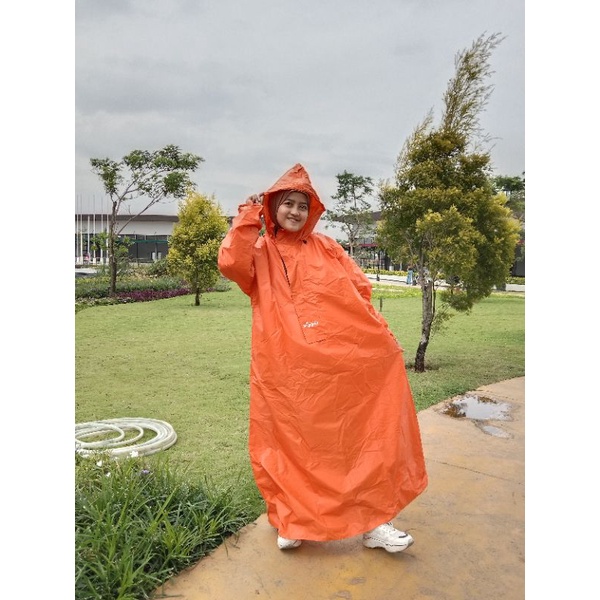 Jas Hujan Gamis Syar'i Mantel Raincoat Jumbo Big Size