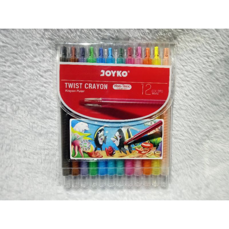 

Krayon Putar Joyko 12 Warna TWCR-12S