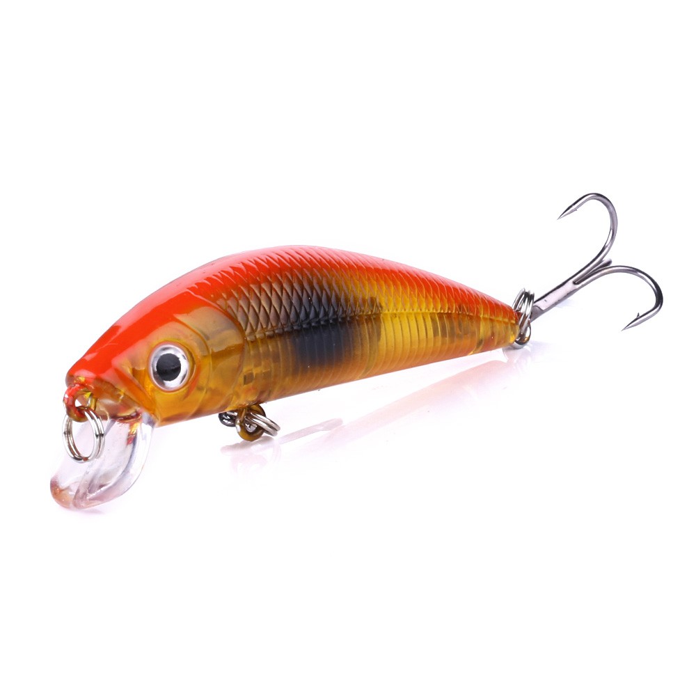 HENGJIA 8Pcs 7cm/8.1g Umpan Pancing Minnow untuk Memancing Ikan fishing lure bass tackle