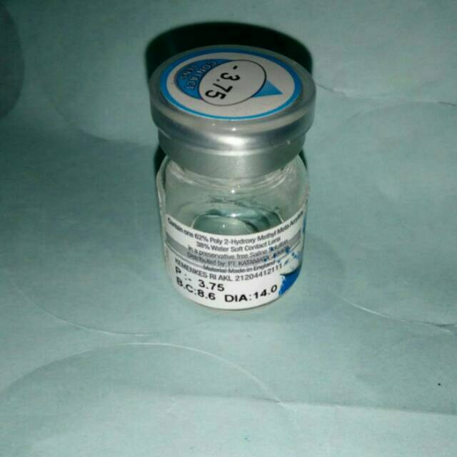 X2 Clear Bening Softlens Contact Lens Softlense MINUS -0.50 hingga minus -5.25