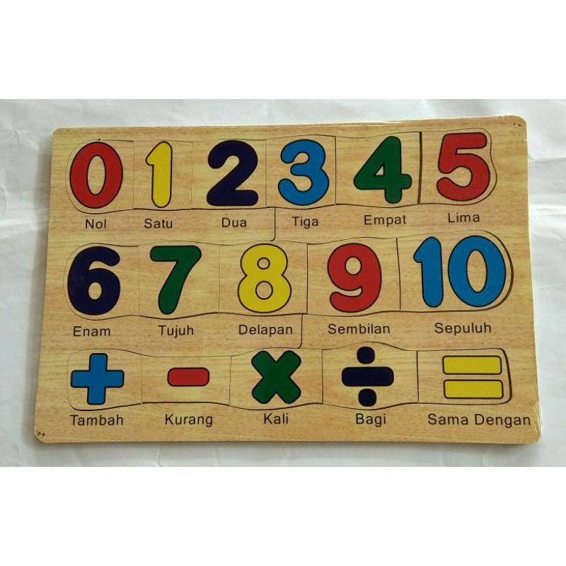 Puzzle Angka 0-10