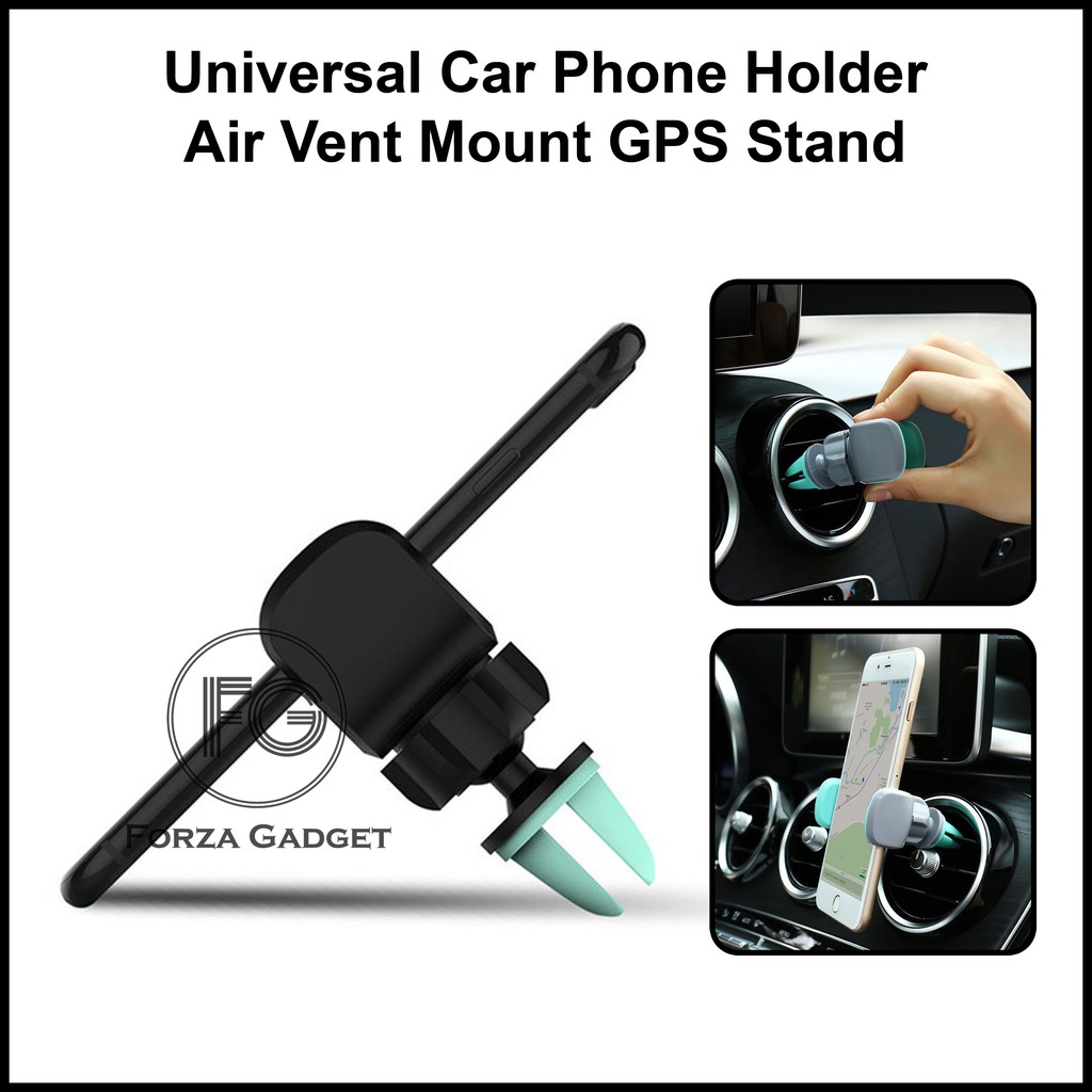 Universal Car Air Vent Mount Holder - Tempat HP &amp; GPS AC Mobil