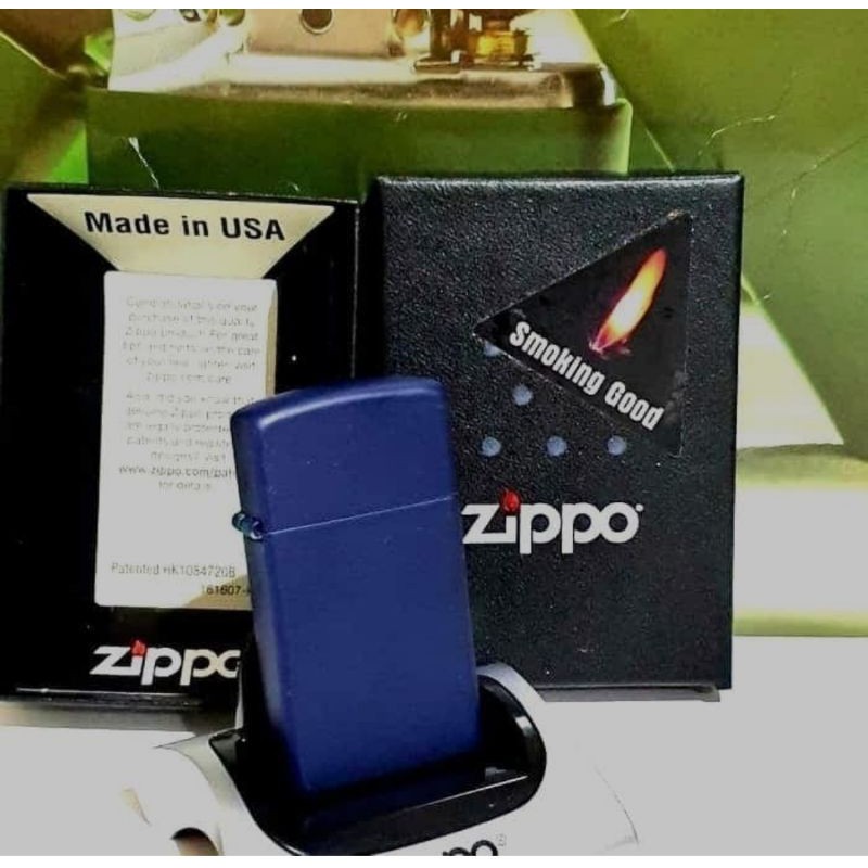 Zippo Slim Navy Blue 1639