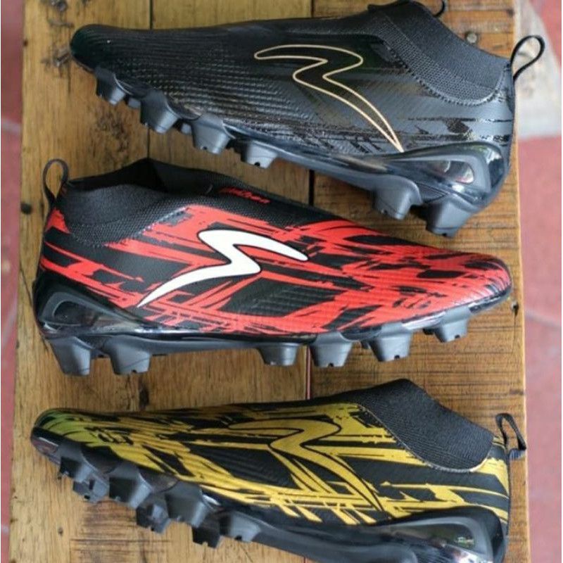 Sepatu Bola Accelelator Illuzion Fg tanpa tali Original