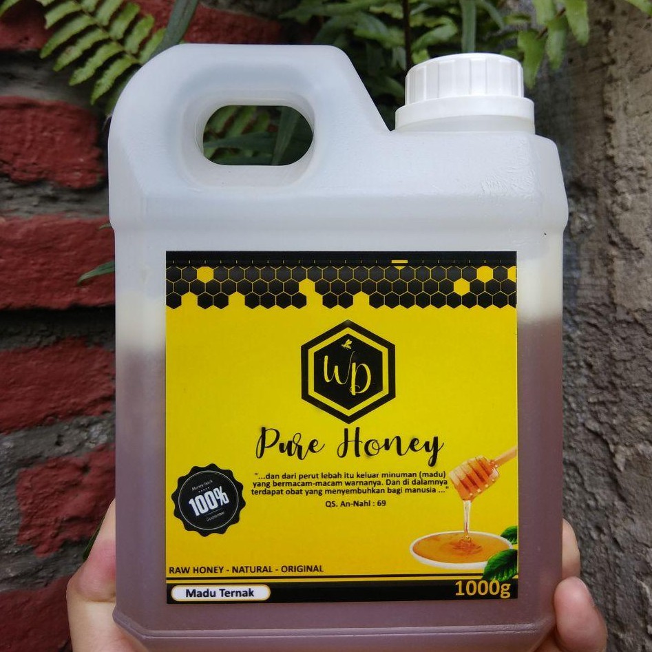 

Madu Multiflora Asli - Madu Murni 100% Asli - Madu Murni Asli Nektar Bunga [1kg]