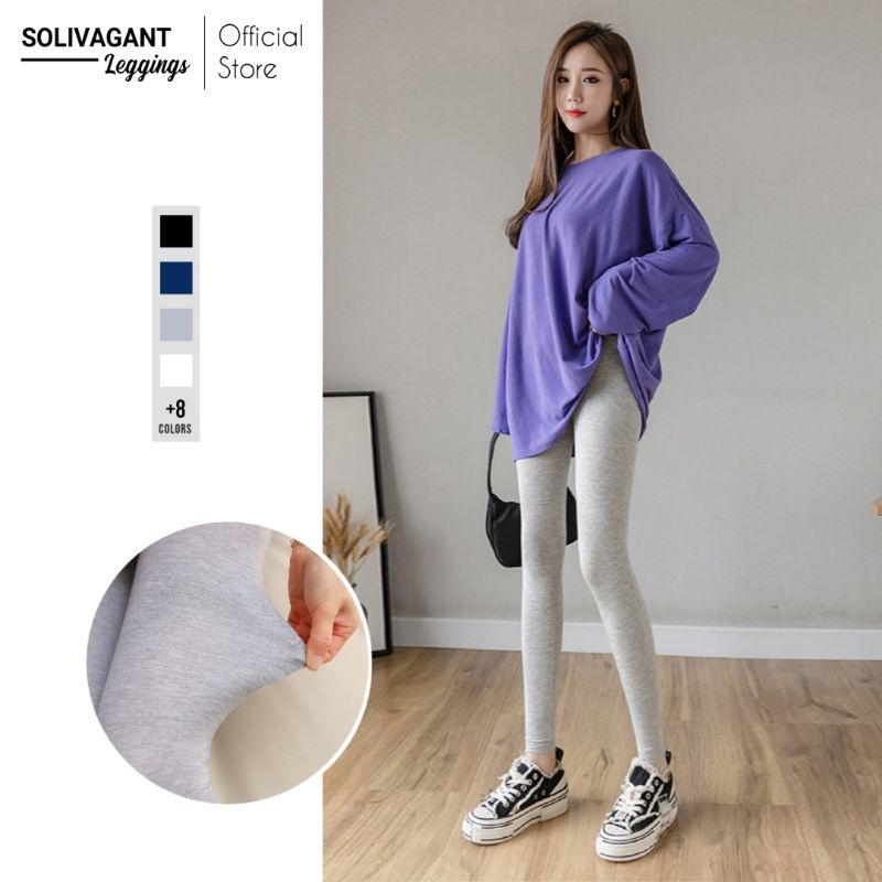 Celana Legging Panjang Wanita Bahan Soft Rayon Uk L-XL-XXL-XXXL