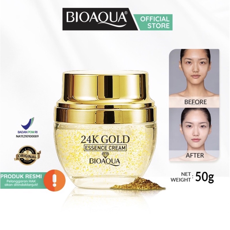 Cream Wajah Bioaqua 24k Gold Cream Essence