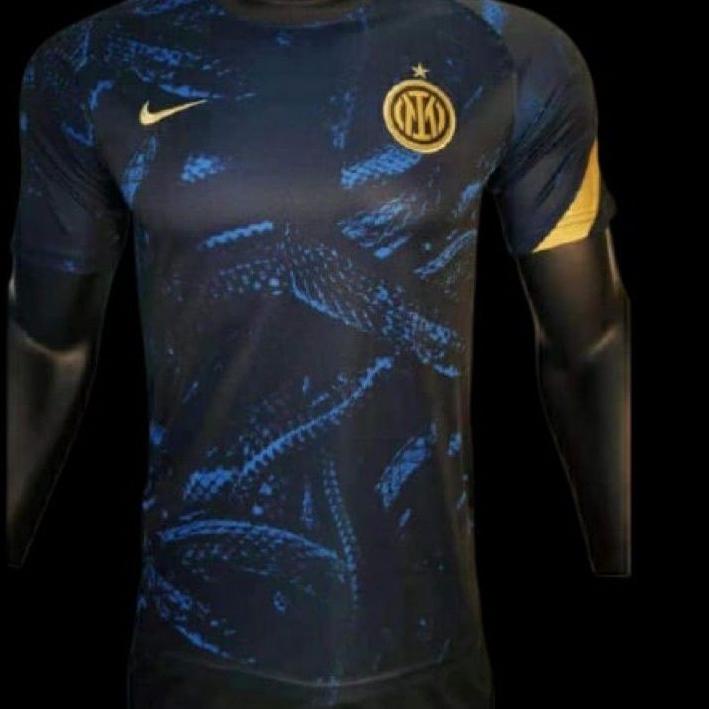 ✷ JERSEY INTER MILAN TRAINING JERSEY INTER PREMATCH 2021 2022 JERSEY INTER TRAINING 2022 GRADE ORIGI
