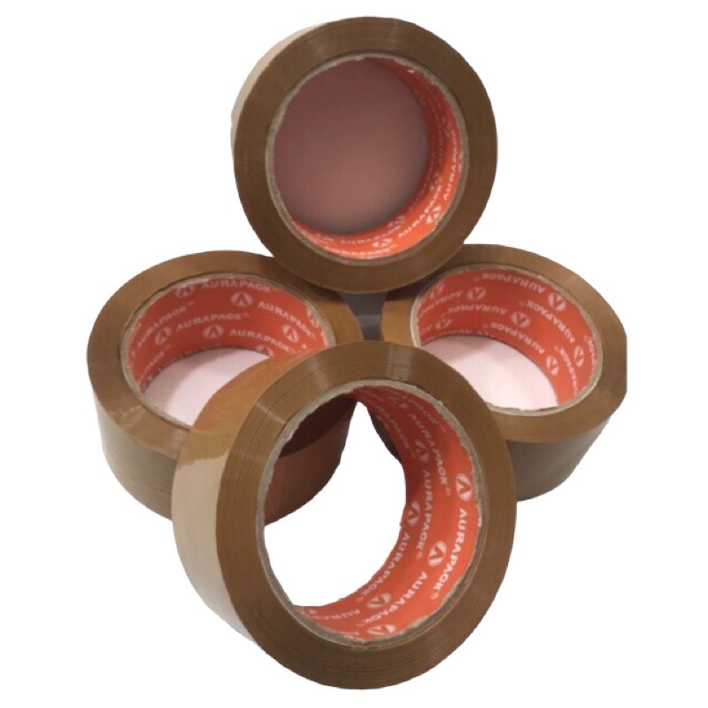 Lakban Coklat / Bening tebal 90yard best tape Hugh Quality