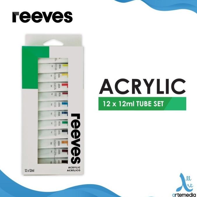 

Reeves Cat Acrylic Tube 12X12 Ml Color Paint Set Akrilik Terlaris