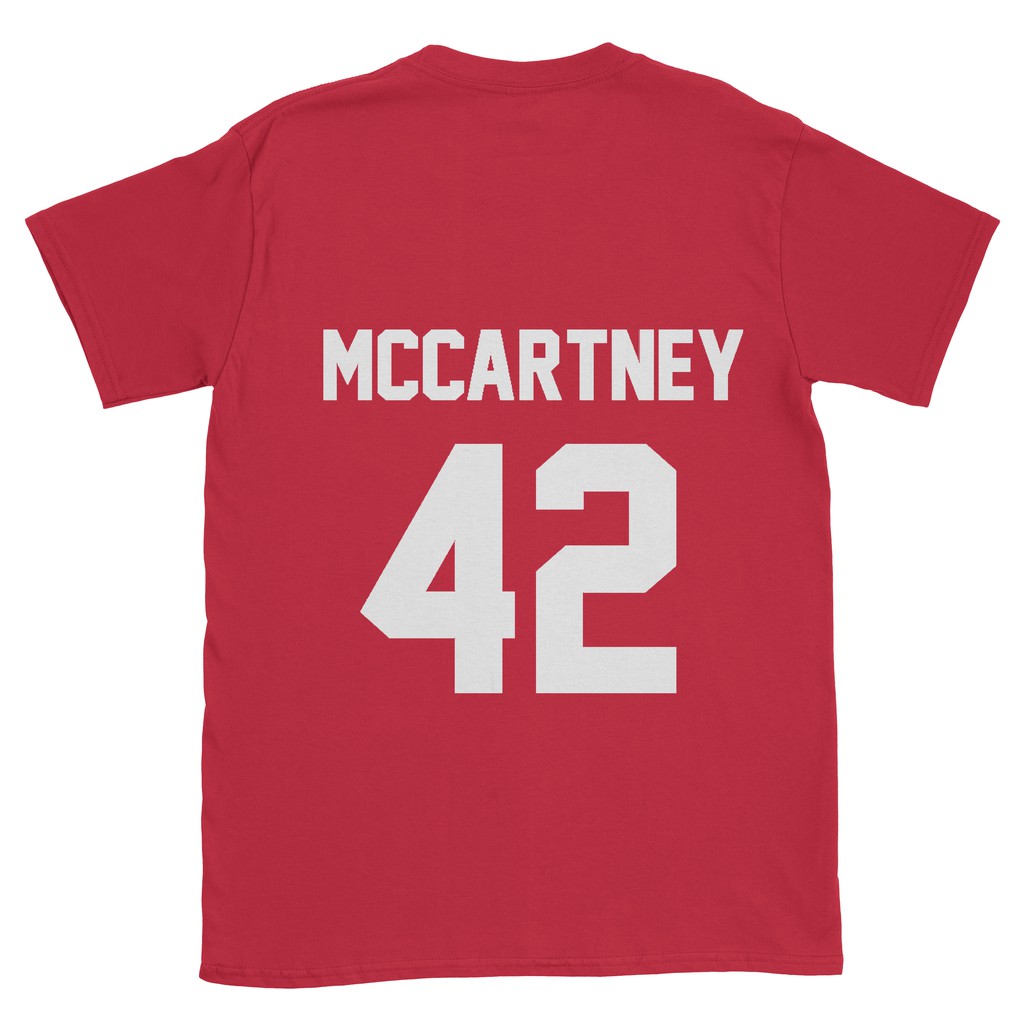 Baju Kaos Band The Beatles Paul Mccartney 42 Red