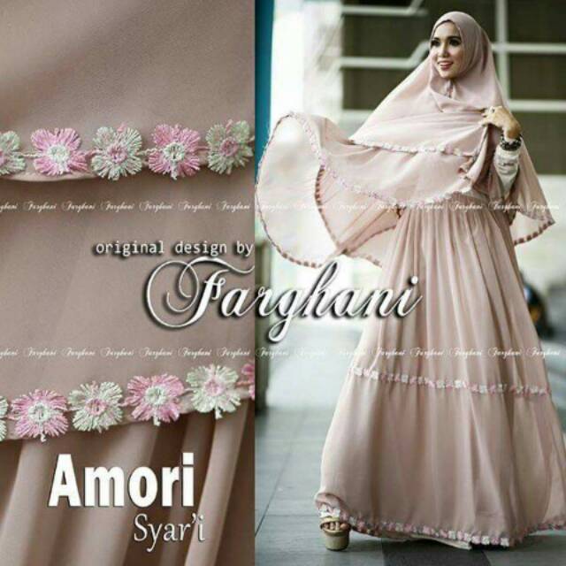 SET GAMIS SYARI ORI BY FARGHANI / SYARI PRELOVED / SYARI BRANDED