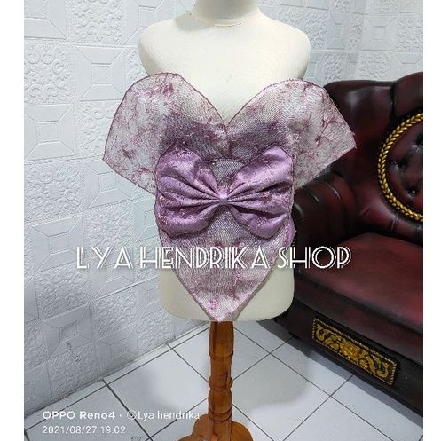 peplum kelopak bunga