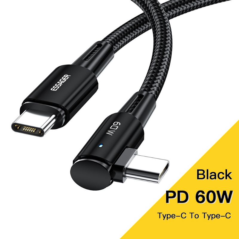 Essager Chenguang ES-X23 Kabel USB Type-C to Type-C QC4.0 PD60W